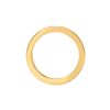 Γυναικείο χρυσό ατσάλινο δαχτυλίδι με ζιργκόν - La Petite Story